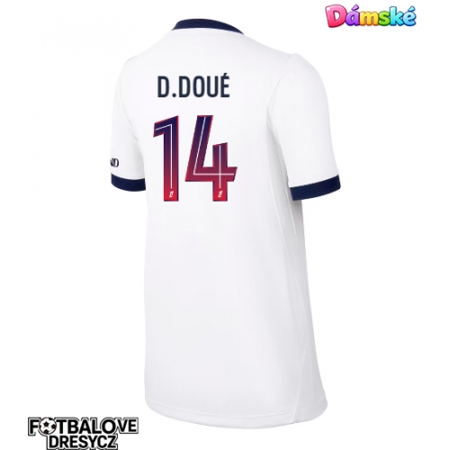 Paris Saint-Germain Desire Doue #14 Dámské Venkovní Dres 2026-27 Krátký Rukáv Paris Saint-Germain Desire Doue #14 Dámské Venkovní Dres 2026-27 Krátký Rukáv
